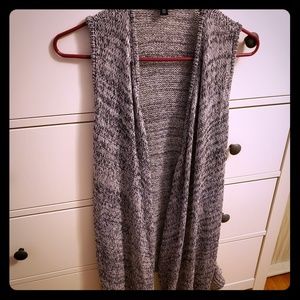 Torrid Sleeveless Open Cardigan